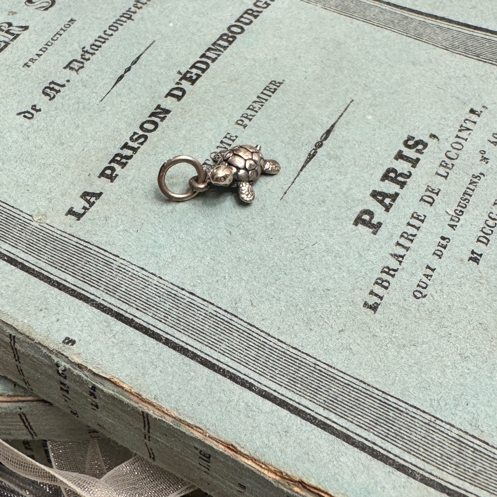 James Avery Silver Turtle Charm - image 1